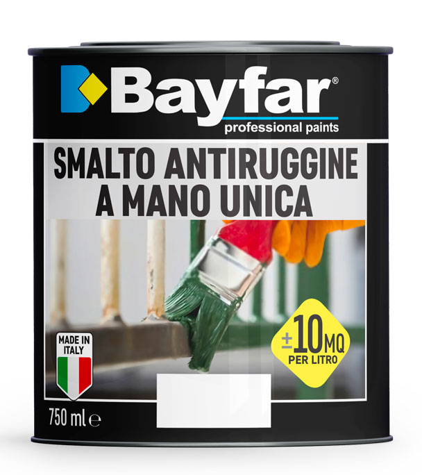 smalto una mano antiruggine per ferro e lamiera zincata