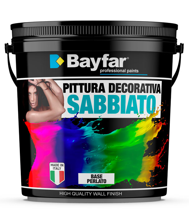 Pittura perlato effetto sabbiato all&apos;acqua